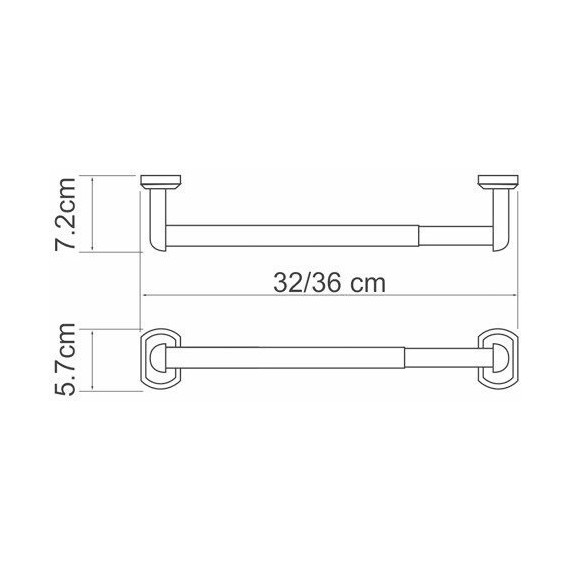 Полотенцедержатель WasserKraft Oder K-3091 - 3 Полотенцедержатель WasserKraft Oder K-3091 фото 3