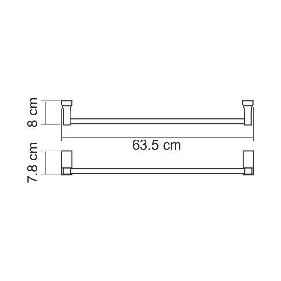 Полотенцедержатель WasserKraft Abens K-3230, цвет чёрный - 3 Полотенцедержатель WasserKraft Abens K-3230, цвет чёрный фото 3