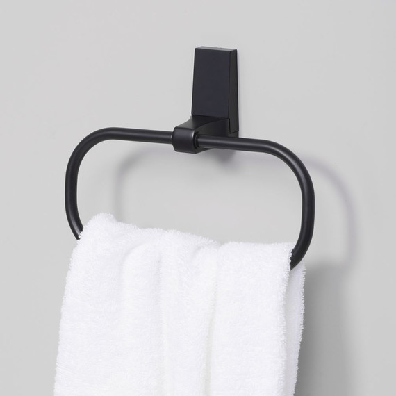 Кольцо для полотенец WasserKraft Abens K-3260, цвет чёрный фото 3