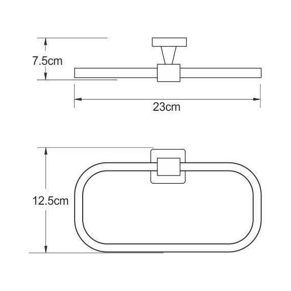 Кольцо для полотенец WasserKraft Dill K-3960 фото 3