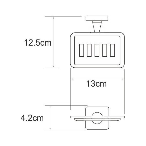 Мыльница WasserKraft Dill K-3969 фото 4
