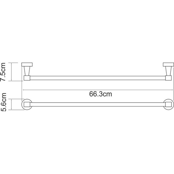 Полотенцедержатель WasserKraft Isen K-4030 - 3 Полотенцедержатель WasserKraft Isen K-4030 фото 3