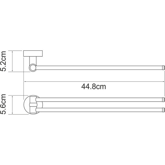 Держатель для полотенец WasserKraft Isen K-4031 - 3 Держатель для полотенец WasserKraft Isen K-4031 фото 3