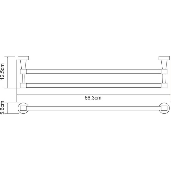 Полотенцедержатель WasserKraft Isen K-4040 - 3 Полотенцедержатель WasserKraft Isen K-4040 фото 3