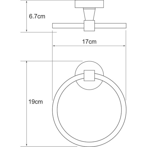 Кольцо для полотенец WasserKraft Isen K-4060 - 3 Кольцо для полотенец WasserKraft Isen K-4060 фото 3