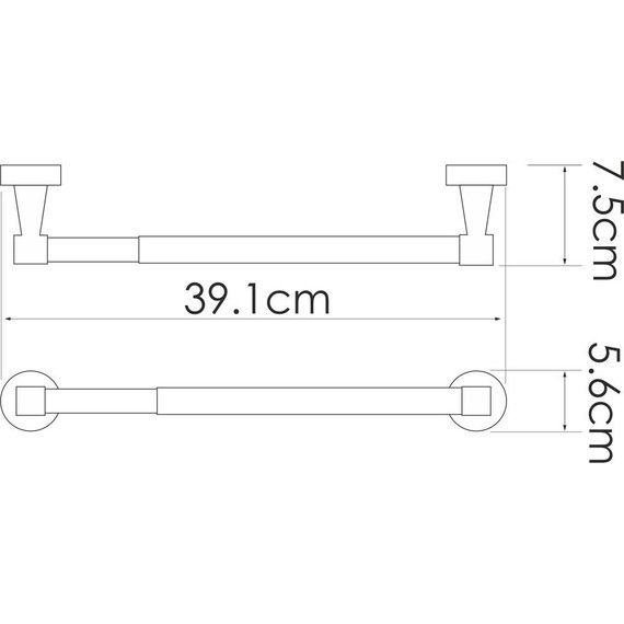 Полотенцедержатель WasserKraft Isen K-4091 - 3 Полотенцедержатель WasserKraft Isen K-4091 фото 3