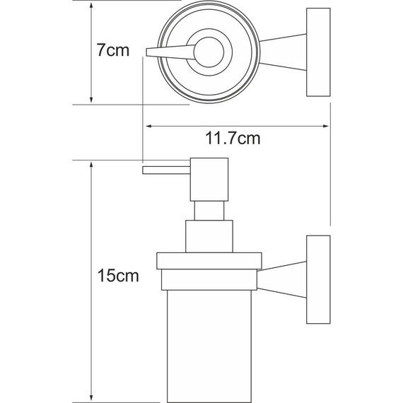 Дозатор для жидкого мыла WasserKraft Isen K-4099 фото 3