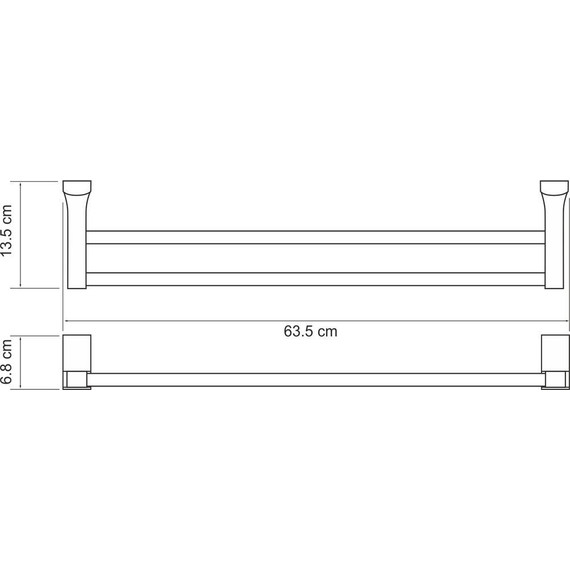 Полотенцедержатель WasserKraft Leine K-5040W - 3 Полотенцедержатель WasserKraft Leine K-5040W фото 3