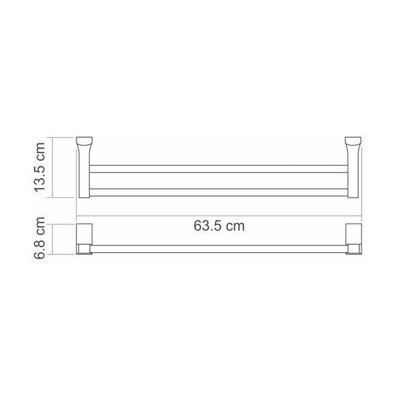 Полотенцедержатель WasserKraft Leine K-5040 фото 2