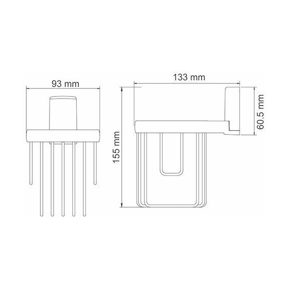 Держатель для освежителя WasserKraft Leine K-5045 фото 3