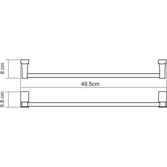 Полотенцедержатель WasserKraft Leine K-5050 фото 2