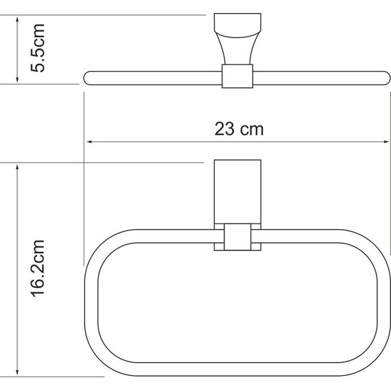 Кольцо для полотенец WasserKraft Leine K-5060W - 3 Кольцо для полотенец WasserKraft Leine K-5060W фото 3