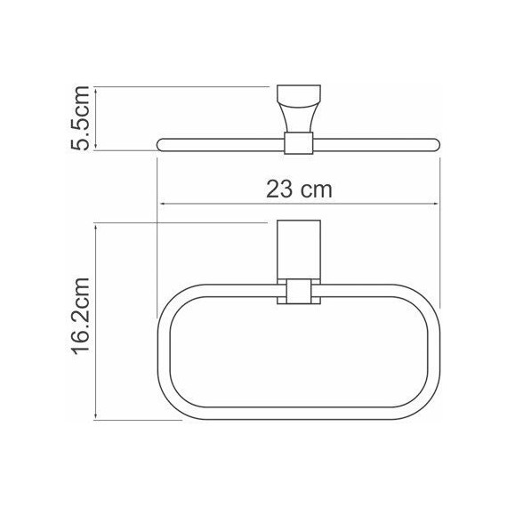 Кольцо для полотенец WasserKraft Leine K-5060 фото 3