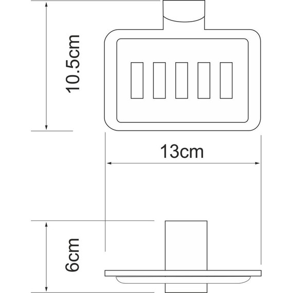 Мыльница WasserKraft Leine K-5069W - 3 Мыльница WasserKraft Leine K-5069W фото 3