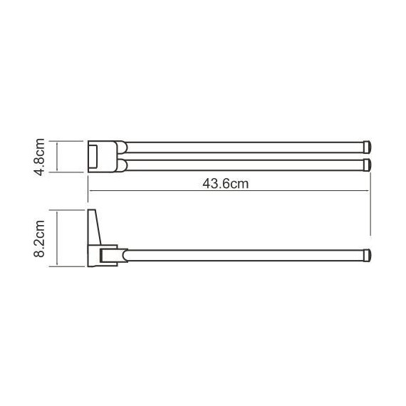 Держатель для полотенец WasserKraft Lopau K-6031 - 4 Держатель для полотенец WasserKraft Lopau K-6031 фото 4