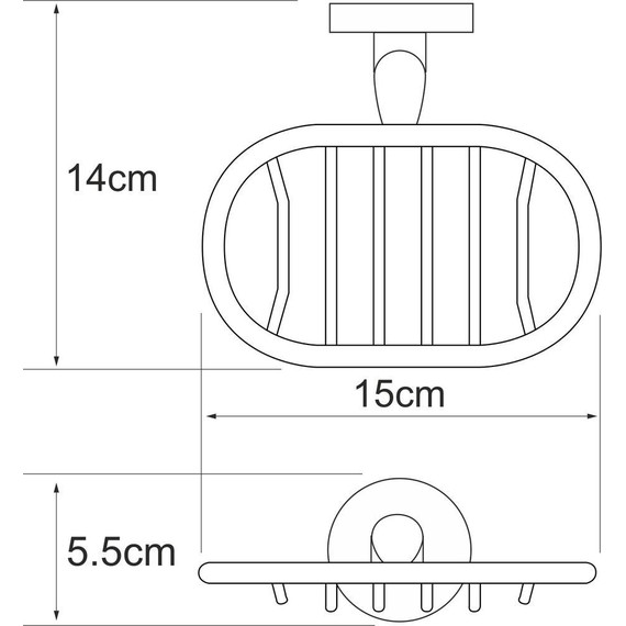 Мыльница WasserKraft Rhein K-6269 - 3 Мыльница WasserKraft Rhein K-6269 фото 3