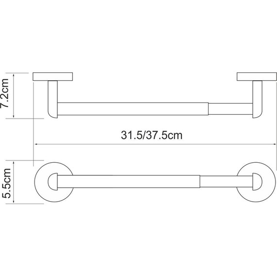 Полотенцедержатель WasserKraft Rhein K-6291 - 3 Полотенцедержатель WasserKraft Rhein K-6291 фото 3