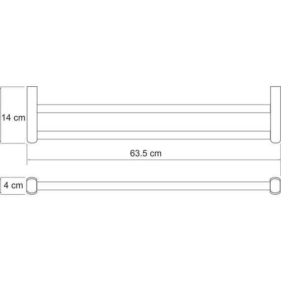 Полотенцедержатель WasserKraft Berkel K-6840 фото 4