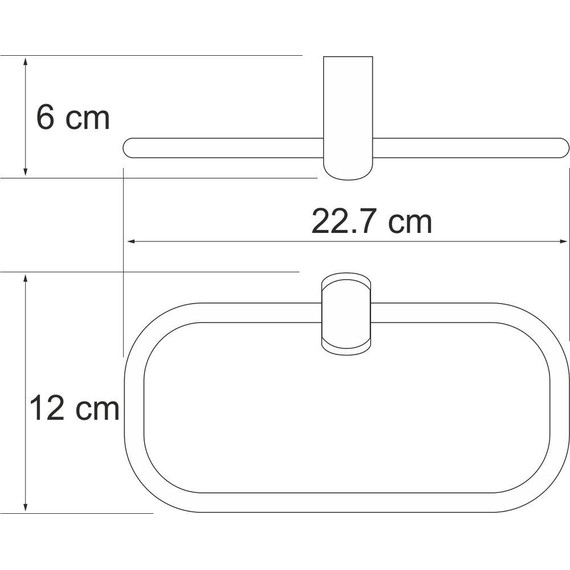Кольцо для полотенец WasserKraft Berkel K-6860 фото 3