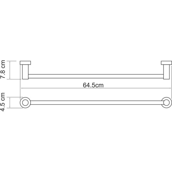 Полотенцедержатель WasserKraft Donau K-9430 фото 3