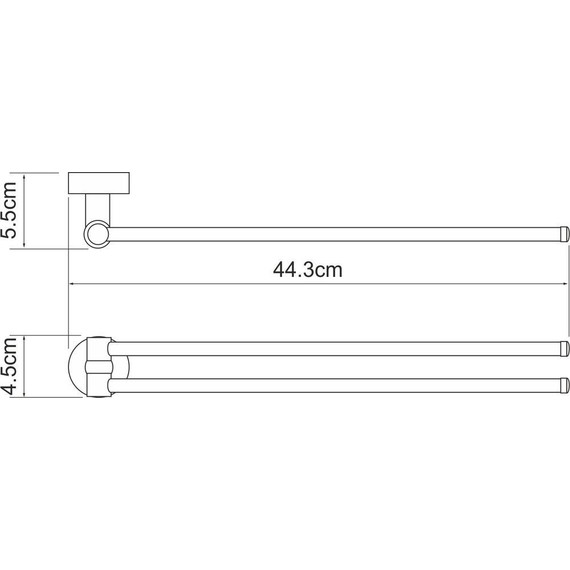 Держатель для полотенец WasserKraft Donau K-9431 фото 3