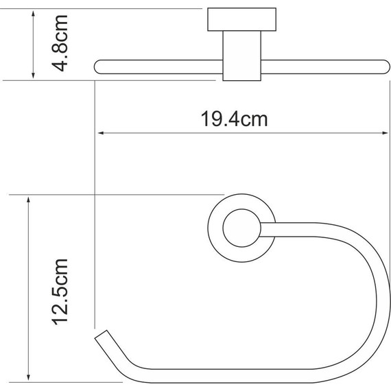 Кольцо для полотенец WasserKraft Donau K-9460 фото 3
