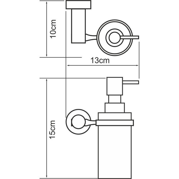 Дозатор для жидкого мыла WasserKraft Donau K-9499 фото 3