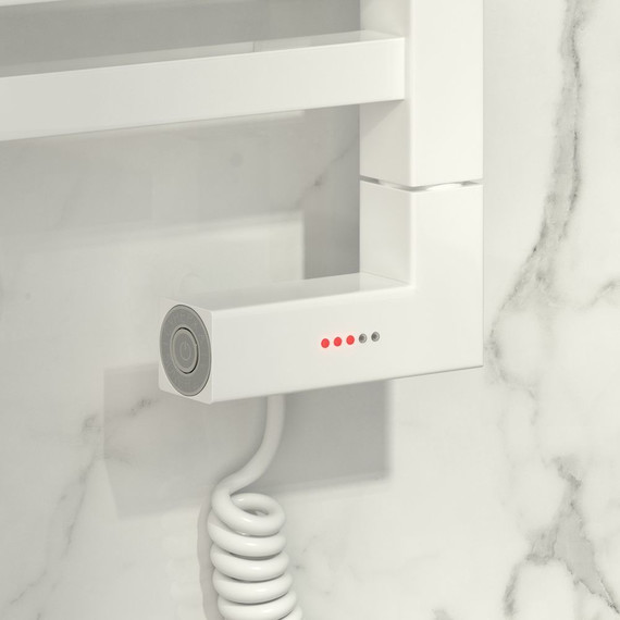 Полотенцесушитель электрический Сунержа Аркус 2.0 П12 600x400 мм 12-5605-6040 R, цвет белый фото 3