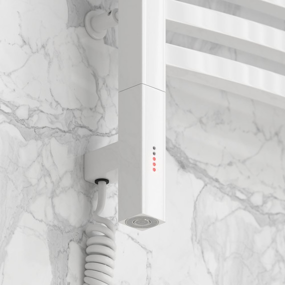 Полотенцесушитель электрический Сунержа Аркус 3.0 П16 1000x500 мм 12-5704-1050 L, белый фото 3