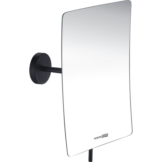 Зеркало косметическое WasserKraft K-1001BLACK, цвет чёрный фото 