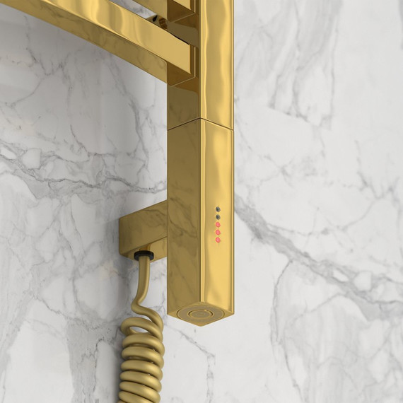 Полотенцесушитель электрический Сунержа Аркус 3.0 П15 800x600 мм 03-5705-8060 R, золото фото 3