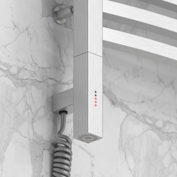 Полотенцесушитель электрический Сунержа Аркус 3.0 П20 1200x600 мм 12-5704-1260 L, белый фото 3