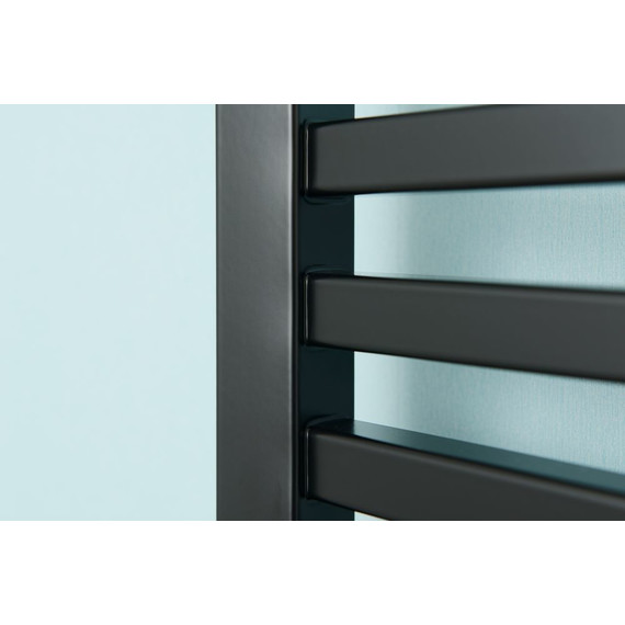 Полотенцесушитель электрический Сунержа Аркус 3.0 П12 600x400 мм 31-5705-6040 R, чёрный матовый фото 5