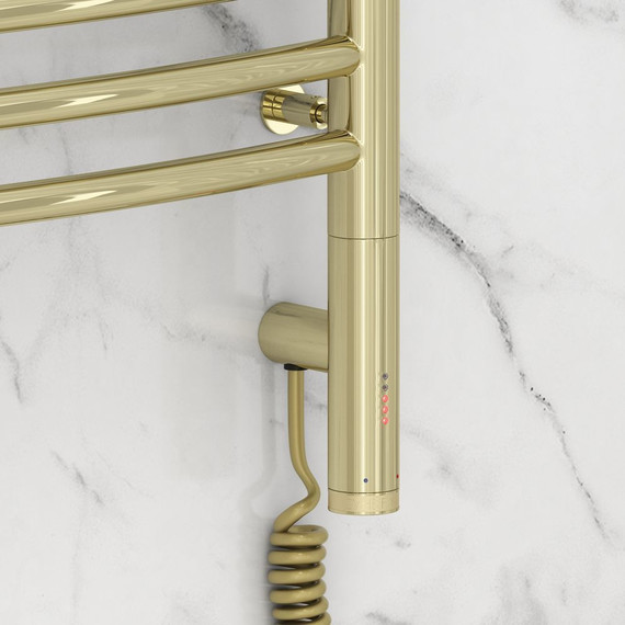 Полотенцесушитель электрический Сунержа Богема 3.0 П14 800x500 мм (выгнутая перемычка) 020-5803-8050 R, шампань - 3 Полотенцесушитель электрический Сунержа Богема 3.0 П14 800x500 мм (выгнутая перемычка) 020-5803-8050 R, шампань фото 3