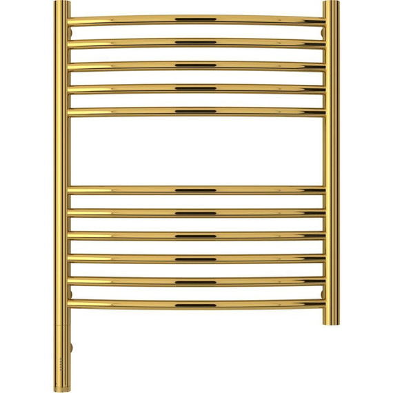 Полотенцесушитель электрический Сунержа Богема 3.0 П11 600x500 мм (выгнутая перемычка) 03-5802-6050 L, золото фото 2