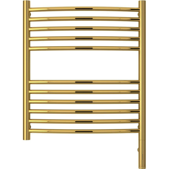 Полотенцесушитель электрический Сунержа Богема 3.0 П11 600x500 мм (выгнутая перемычка) 03-5803-6050 R, золото фото 2