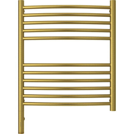 Полотенцесушитель электрический Сунержа Богема 3.0 П11 600x500 мм (выгнутая перемычка) 051-5802-6050 L, состаренная латунь фото 2