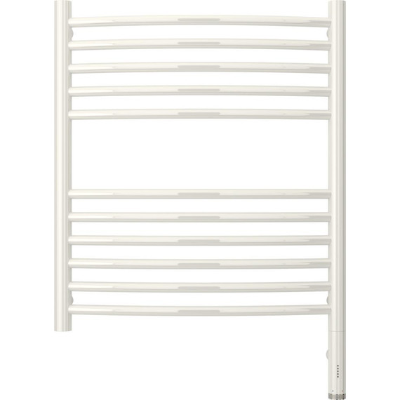 Полотенцесушитель электрический Сунержа Богема 3.0 П11 600x500 мм (выгнутая перемычка) 12-5803-6050 R, белый фото 2