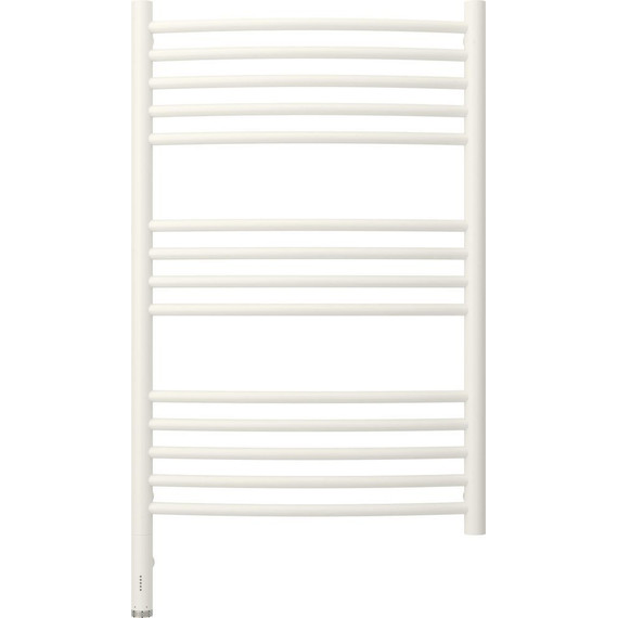 Полотенцесушитель электрический Сунержа Богема 3.0 П14 800x500 мм (выгнутая перемычка) 30-5802-8050 L, белый матовый фото 2