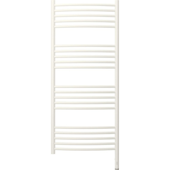 Полотенцесушитель электрический Сунержа Богема 3.0 П20 1200x500 мм (выгнутая перемычка) 30-5803-1250 R, белый матовый фото 2