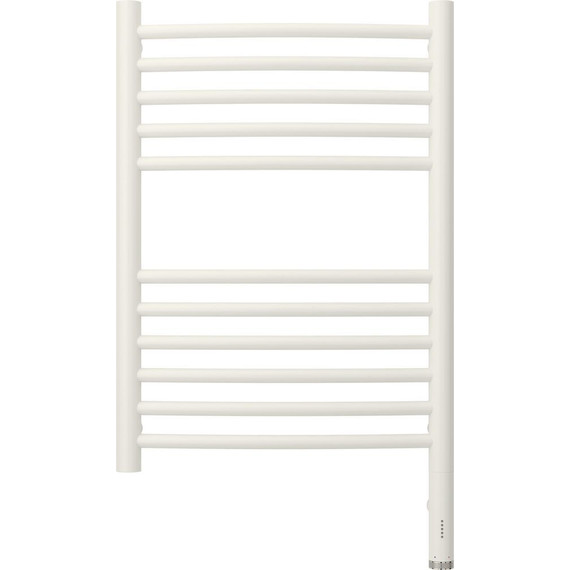 Полотенцесушитель электрический Сунержа Богема 3.0 П11 600x400 мм (выгнутая перемычка) 30-5803-6040 R, белый матовый фото 2