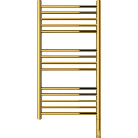 Полотенцесушитель электрический Сунержа Богема 3.0 П14 800x400 мм (прямая перемычка) 03-5805-8040 R, золото фото 2