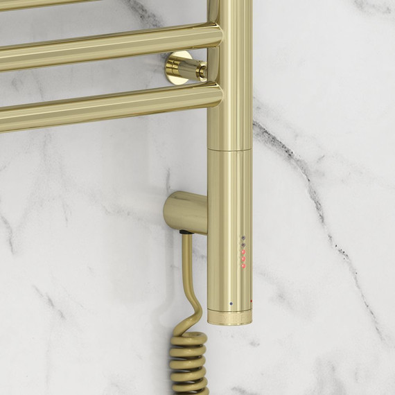 Полотенцесушитель электрический Сунержа Богема 3.0 П16 1000x300 мм (прямая перемычка) 020-5805-1030 R, шампань фото 3