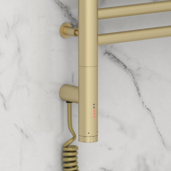 Полотенцесушитель электрический Сунержа Богема 3.0 П16 1000x300 мм (прямая перемычка) 022-5804-1030 L, шампань матовый - 3 Полотенцесушитель электрический Сунержа Богема 3.0 П16 1000x300 мм (прямая перемычка) 022-5804-1030 L, шампань матовый фото 3