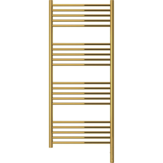 Полотенцесушитель электрический Сунержа Богема 3.0 П20 1200x500 мм (прямая перемычка) 03-5805-1250 R, золото фото 2