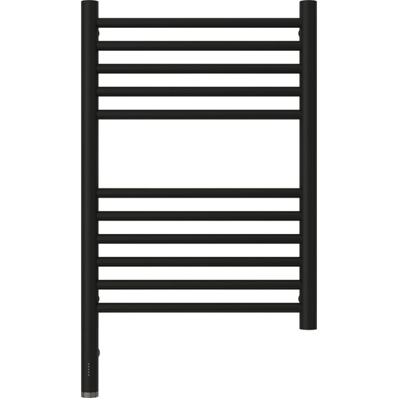 Полотенцесушитель электрический Сунержа Богема 3.0 П11 600x400 мм (прямая перемычка) 31-5804-6040 L, чёрный матовый фото 2