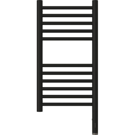 Полотенцесушитель электрический Сунержа Богема 3.0 П11 600x300 мм (прямая перемычка) 31-5805-6030 R, чёрный матовый фото 2