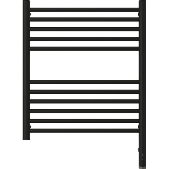 Полотенцесушитель электрический Сунержа Богема 3.0 П11 600x500 мм (прямая перемычка) 31-5805-6050 R, чёрный матовый фото 2