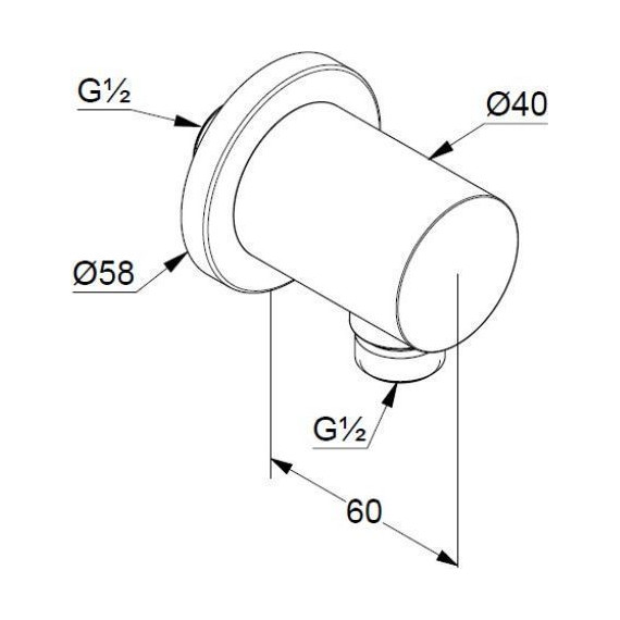 Шланговое подсоединение Kludi Nova Fonte Puristic 2054353-15, белый матовый - 2 Шланговое подсоединение Kludi Nova Fonte Puristic 2054353-15, белый матовый фото 2