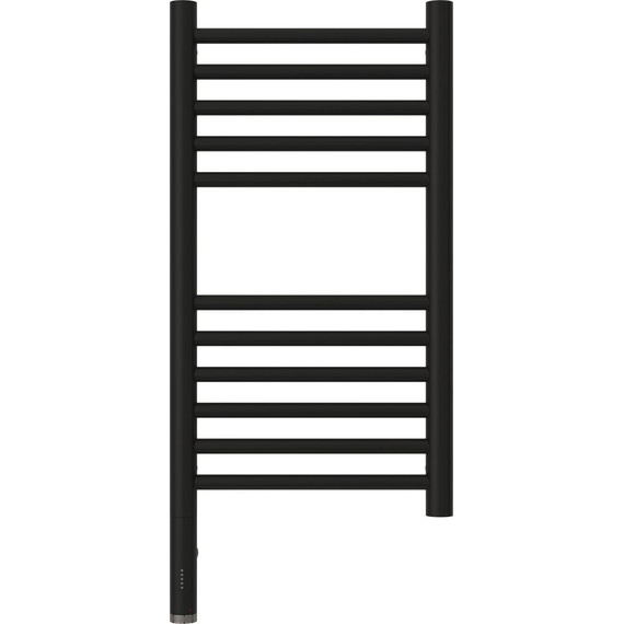 Полотенцесушитель электрический Сунержа Богема 3.0 П11 600x300 мм (прямая перемычка) 31-5804-6030 L, чёрный матовый фото 2
